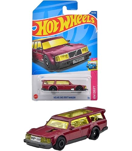 Amazon | MATTEL HOTWHEELS 1/64 scale VOLVO 240 DRIFT WAGON - 2023